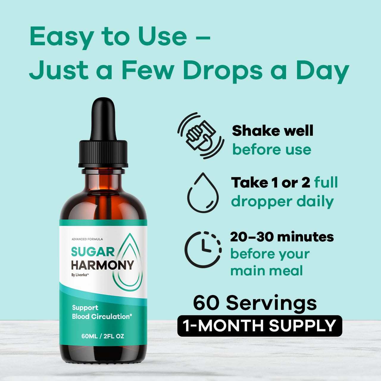 Sugar Harmony Drops Bottle